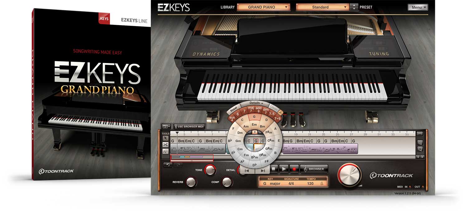 Toontrack EKX EZkeys - Grand  Piano